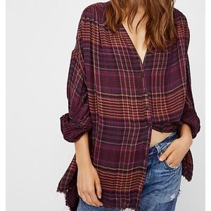 Free people button down shirt
